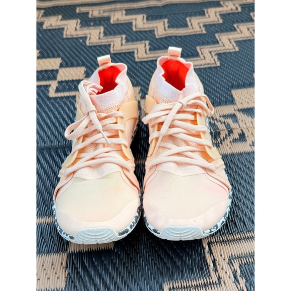 Adidas Stella McCartney Training Shoes Knit Sneakers Peach US 7.5 - Picture 2 of 8